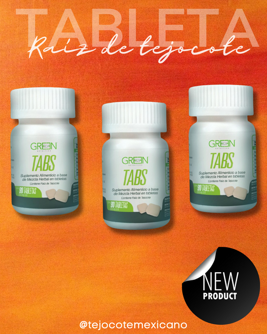 KIT DE 3 TABLETAS DE RAÍZ DE TEJOCOTE